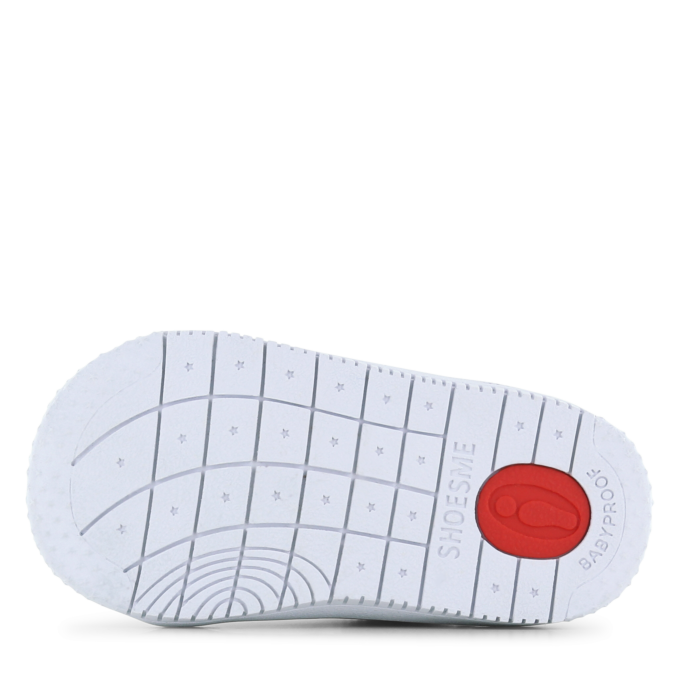 Shoesme wit-groen sneakertje