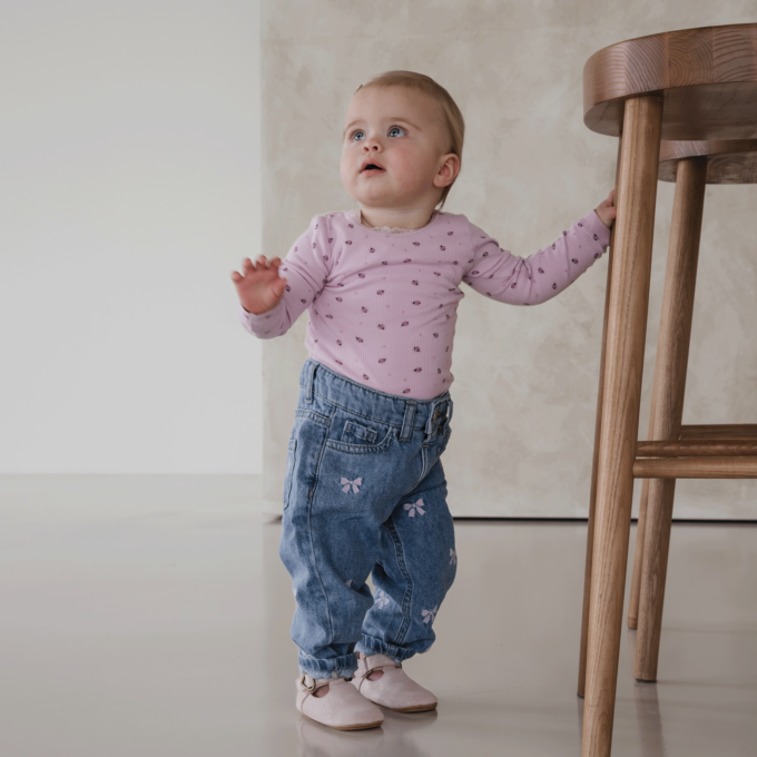 Shoesme roze BABY-PROOF® T-band schoentje