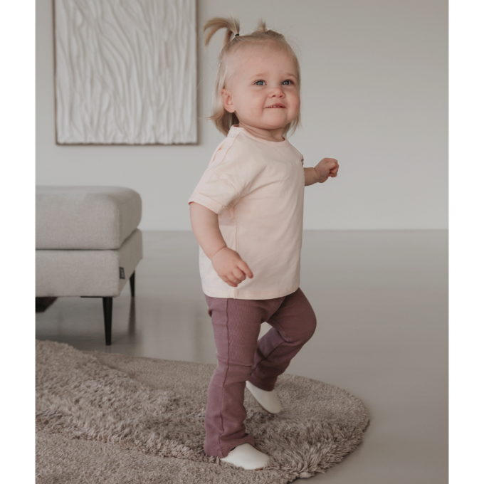 Shoesme wit BABY-PROOF® T-band schoentje