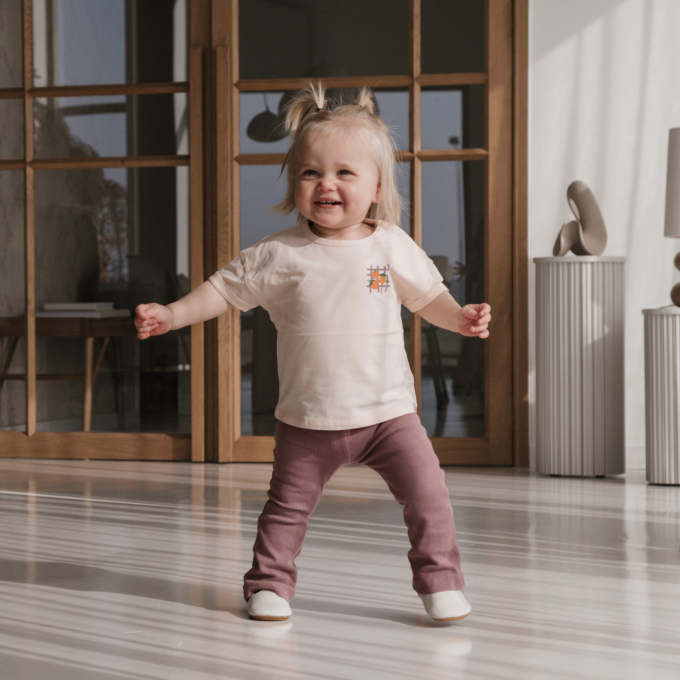 Shoesme wit BABY-PROOF® T-band schoentje