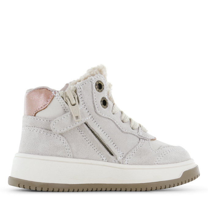 Shoesme lichtgrijze sneaker