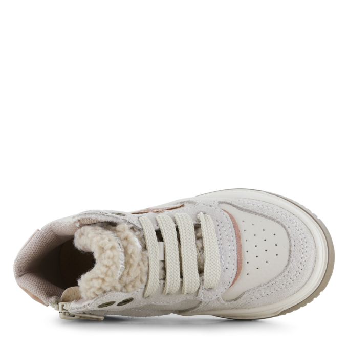 Shoesme lichtgrijze sneaker