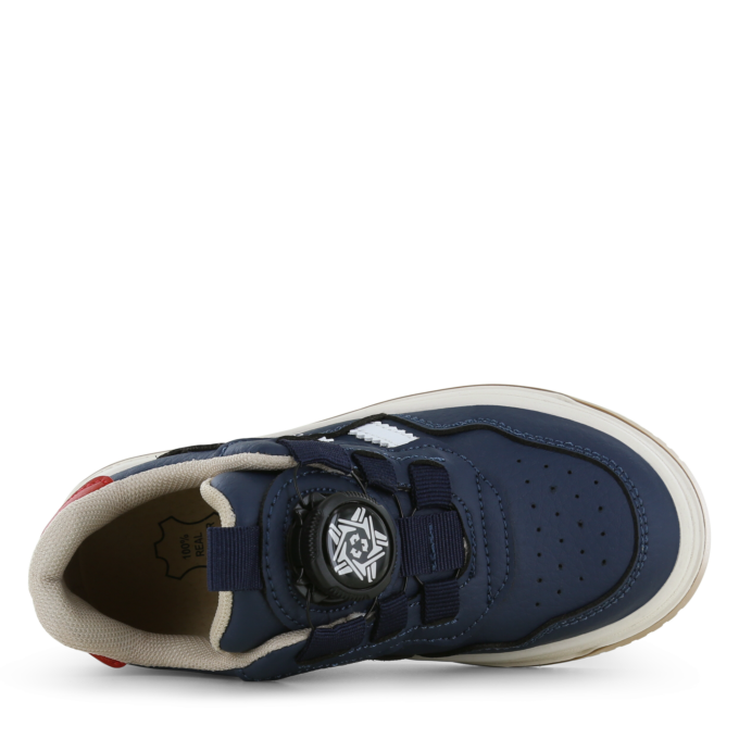 Shoesme donkerblauwe sneaker met draaisluiting