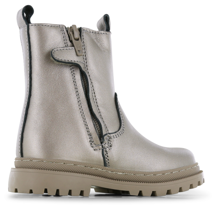 Shoesme metallic-gouden chelseaboot
