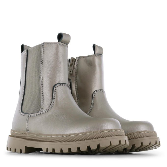 Shoesme metallic-gouden chelseaboot