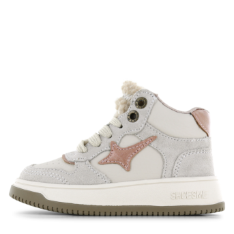 Shoesme lichtgrijze sneaker