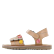 Shoesme beige sandaaltje met bloemetjes
