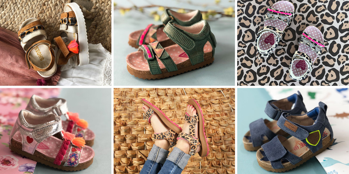 6x kindersandalen voor iedere voet en iedere smaak